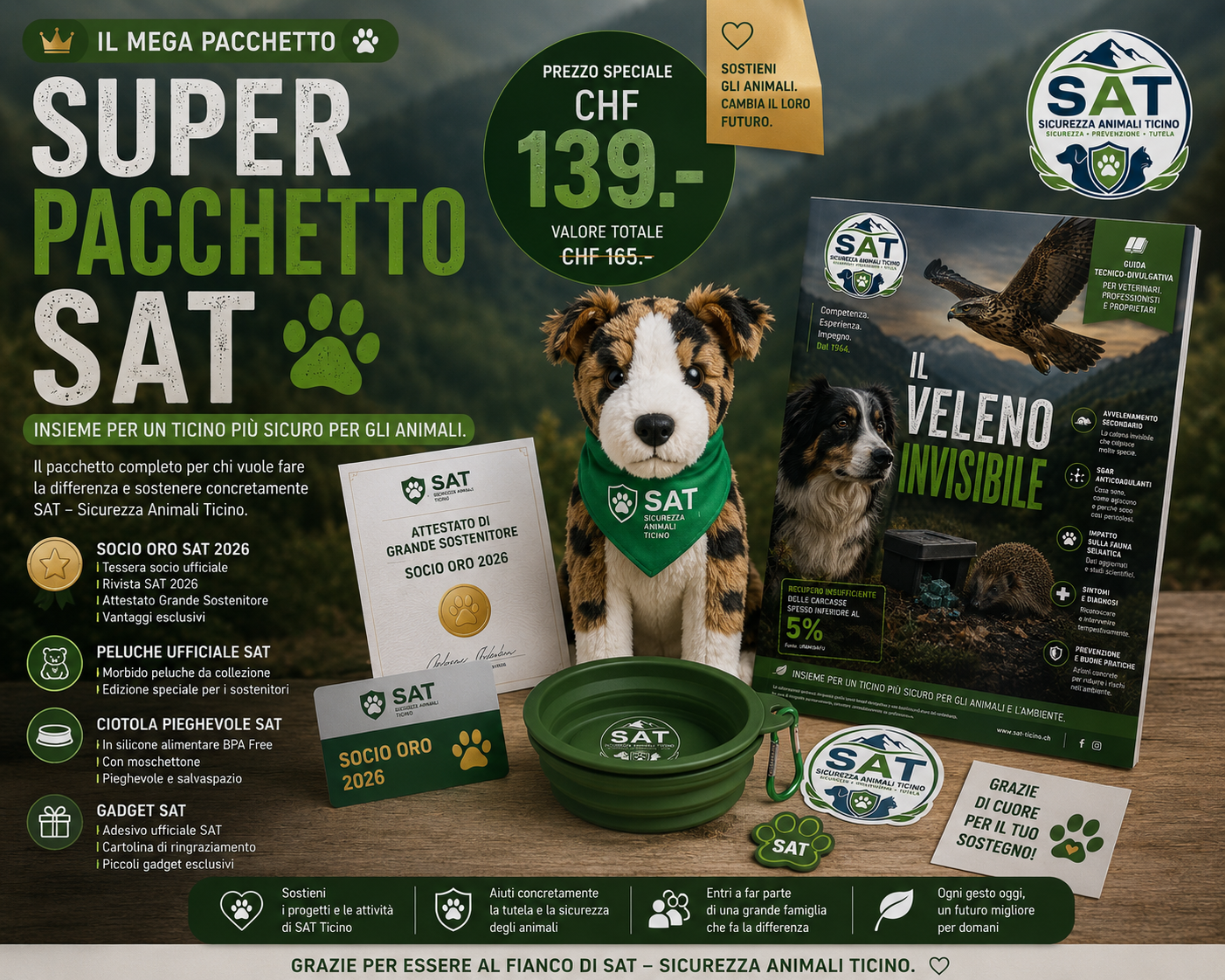 SAT Hero Pack 2026 – Grande Sostenitore