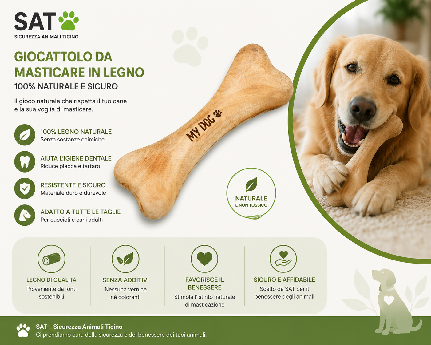 SAT StrongBone – Osso in Legno Resistente